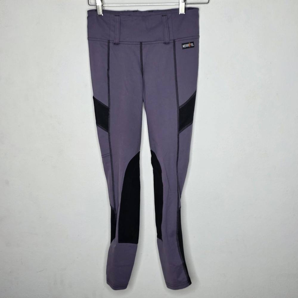 Kerrits Equestrian Purple / Black Skinny Leggings Women's XS